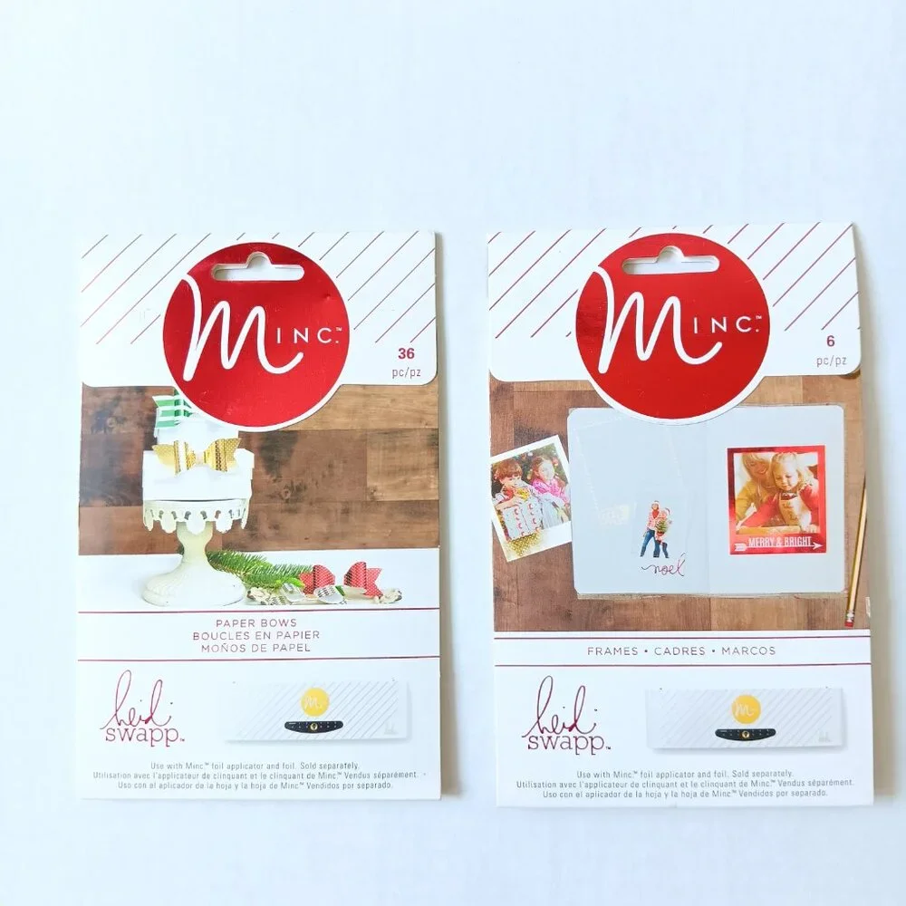 Lot of 8 Heidi Swapp American Crafts Minc Christmas/Holiday Items